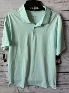 Nike Men's Polo Shirt in Mint Size L